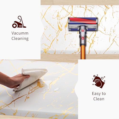 UKISS Anti-Fatigue Kitchen Mat - Waterproof Non-Slip Comfort Rug (White, 17.3 x 28 inches)