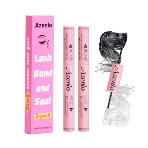 Azenlo Waterproof Dual-Ended Lash Glue for Extensions - Strong Hold & Easy Application