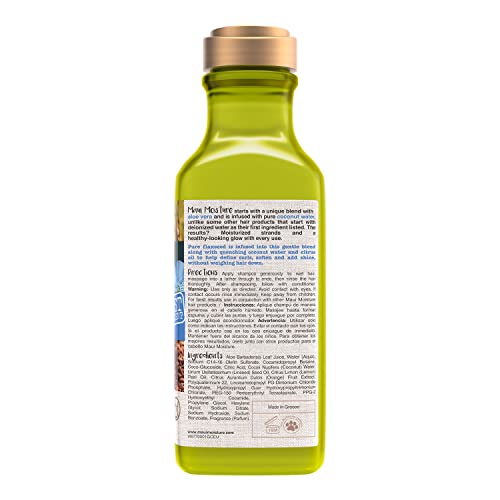 Maui Moisture Lightweight Curls + Flaxseed Shampoo, 13 Fl Oz (Pack of 2)