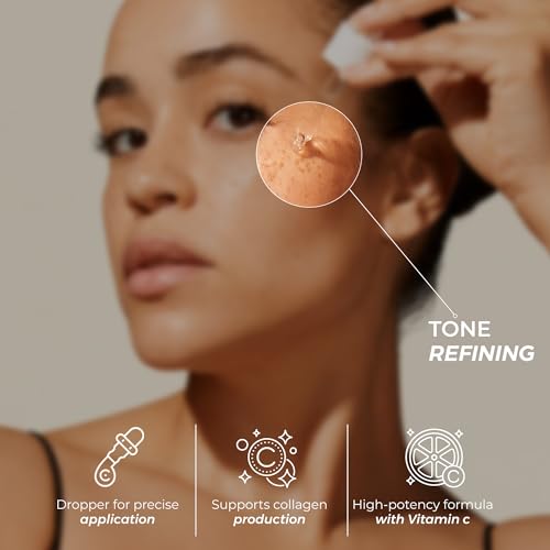 Pursonic Vitamin C Serum 20% - Organic Anti-Aging Face & Eye Treatment