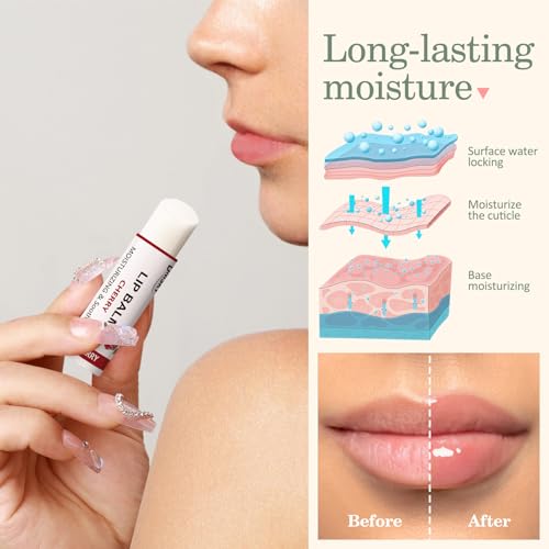 Dmsky Bulk Lip Balm Set – 20 Count, 10 Flavors Hydrating Natural Lip Moisturizer