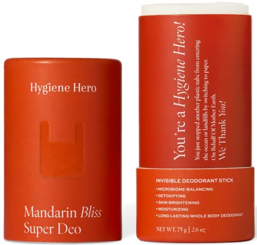 Super Deo Invisible Natural Deodorant Stick - Aluminum-Free Whole Body Care