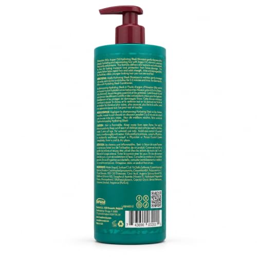 Hawaiian Silky Argan Oil Hydrating Sleek Shampoo, 16 fl oz