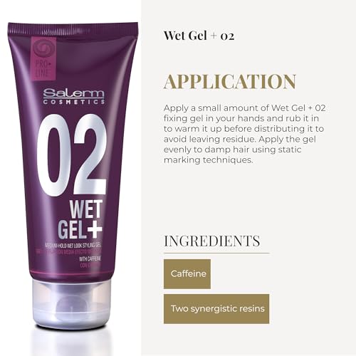 SALERM Pro Line Wet Hair Styling Gel with Caffeine - 200ml