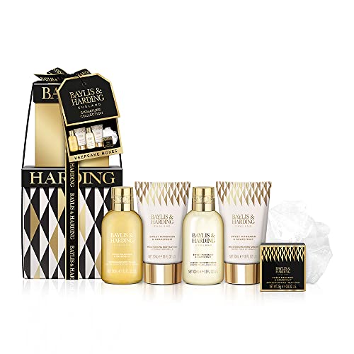 Baylis & Harding Luxury Pamper Present Gift Set for Women - Citrus Fragrance, Complete Spa Ritual, Vegan & Recyclable Packaging