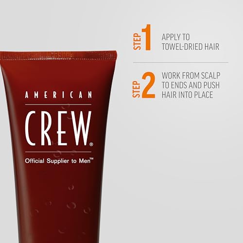American Crew Firm Hold Styling Gel for Men, High Shine, 13.1 fl oz