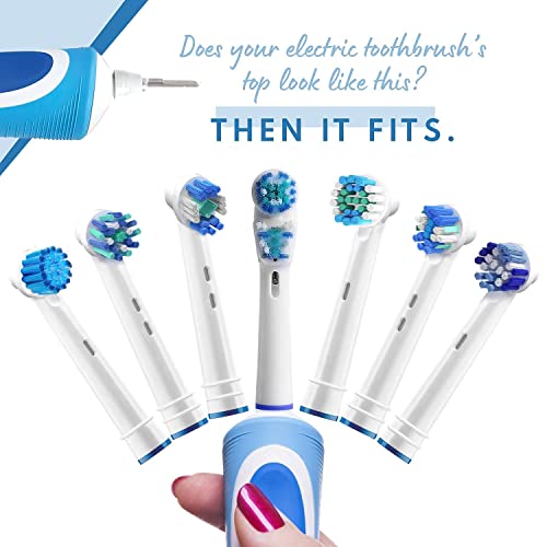 Alayna Replacement Brush Heads for Oral-B Electric Toothbrushes, 12 Pack