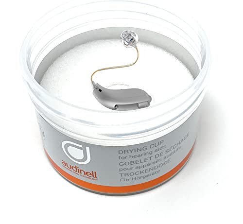 Audinell Hearing Aid Dryer Cup & Desiccant Kit - Moisture Remover