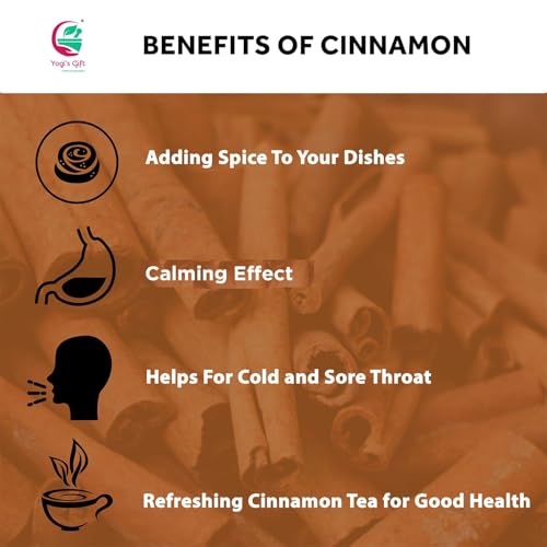 Yogi's Gift Crushed Cinnamon Bark - 4 oz Premium Spice for Tea & Cooking