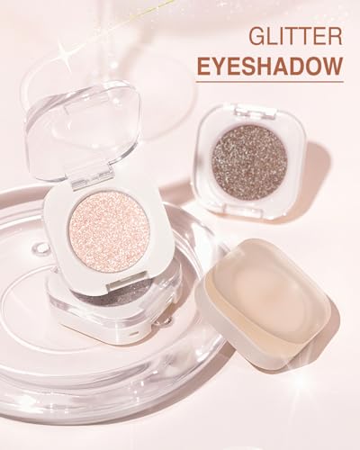 Enfuntins Brown Champagne Glitter Eyeshadow 10# Sparkling Diamond Topper