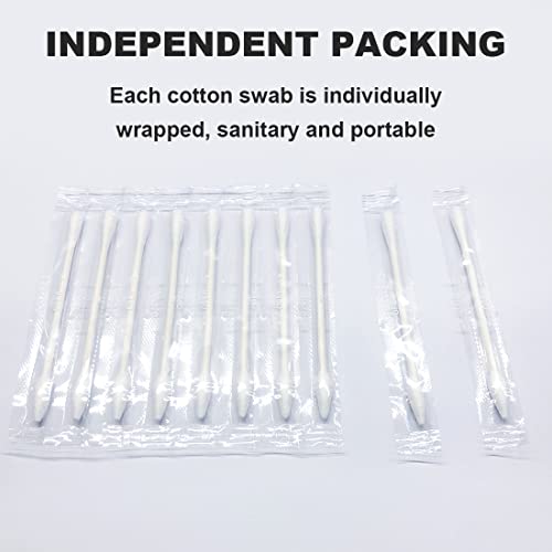 Individually Wrapped Double Tipped Cotton Swabs - 200 Count