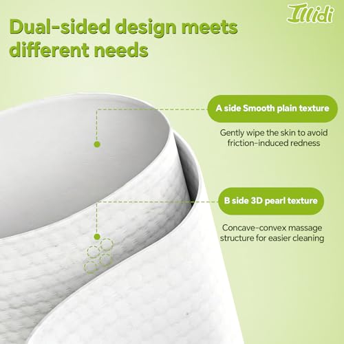 Illidi Disposable Compressed Towels 12x10in - Pack of 100, Travel-Friendly Washcloths
