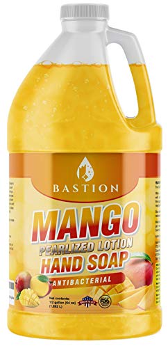 Bastion Moisturizing Liquid Hand Soap - Mango Scented - 1/2 Gallon Bulk Refill