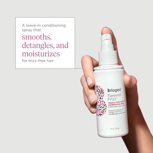 Briogeo Farewell Frizz Leave-In Conditioning Spray - Lightweight Frizz Control with Rosehip, Argan & Coconut Oils