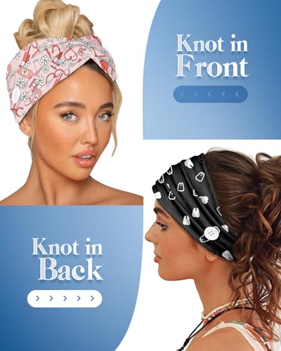 Plifal Medical Nurse Headbands with Buttons - Dentistry Version, Non-Slip, Moisture-Wicking, Soft Hair Accessories for Healthcare Workers