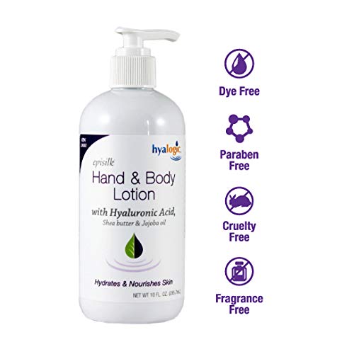 Hyalogic HA Hand & Body Lotion - Hydrating Moisturizer, 10 oz