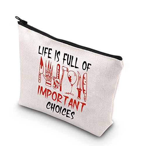 Horror Movie Makeup Bag - Life Full Of Choices Gift for Fans