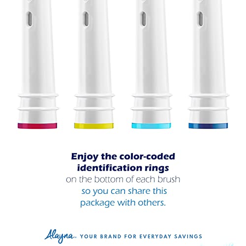 Alayna Assorted Oral-B Replacement Brush Heads Pack of 20 - Compatible with Electric Toothbrushes