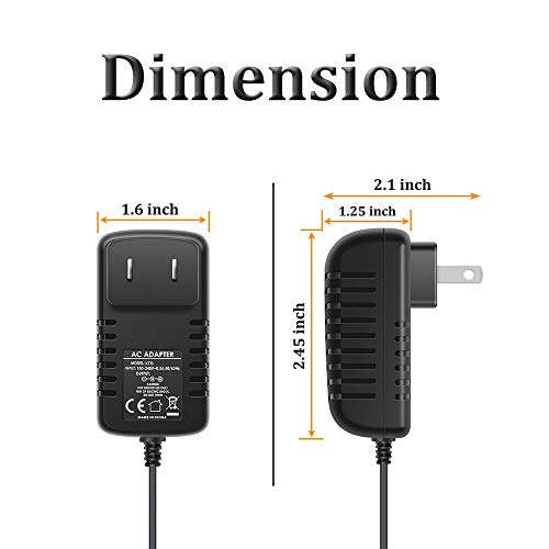 Replacement Power Cord for Wahl Trimmer 8061, 8163, 8786 - Black