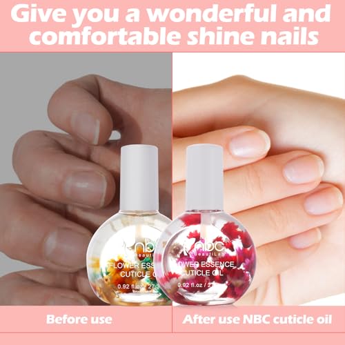 Natural Nail Cuticle Oil with Jojoba & Vitamin E - Orange & Rose