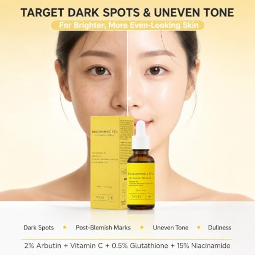 15% Niacinamide & Vitamin C Serum for Face - 1 fl oz