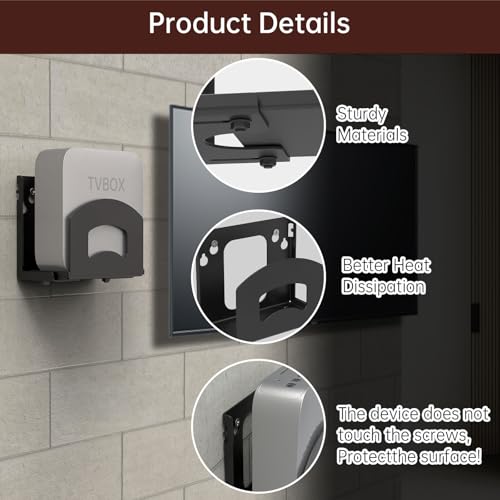 Adjustable Cable Box Wall Mount for Modems & Media Devices
