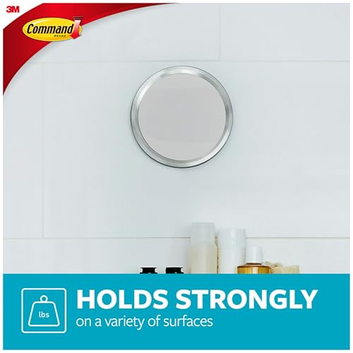 Command Bath Mirror Wall Mount with Removable Strips – No Tools Needed