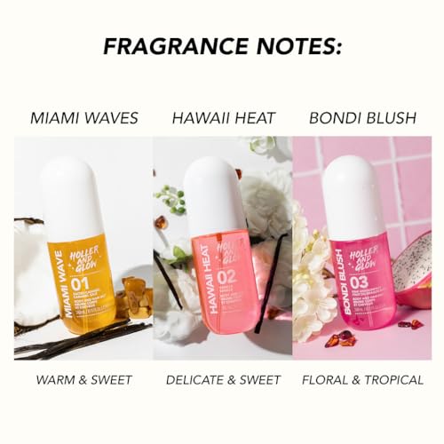 Holler & Glow Miami Wave Body & Hair Mist and Body Butter 2-Piece Set