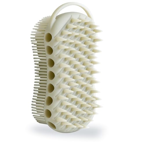 MtBoi Double-Sided Silicone Body Scrubber & Shampoo Brush