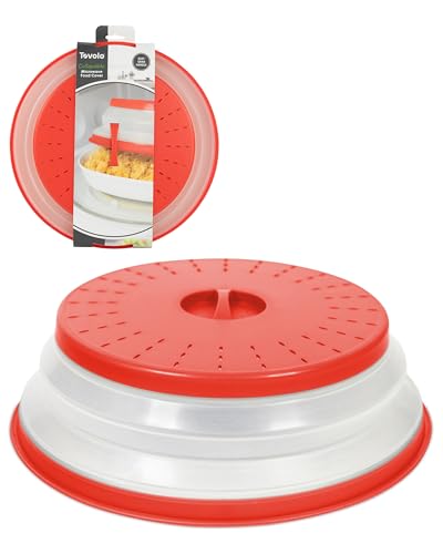 Tovolo Large Microwave Splatter Cover - Collapsible & Vented Silicone Lid