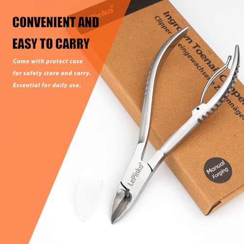 LePinko Professional Toenail Clippers for Thick and Ingrown Nails - 1 Piece