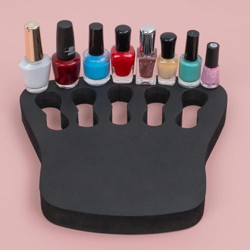 ButterFox Nail Polish Organizer Holder - Black Nail Art Stand
