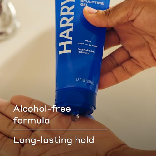 Harry's Sculpting Hair Gel for Men - Firm Hold, Polished Finish - 6.7 fl oz (Pack of 2)