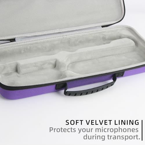 Purple Hard Travel Case for Dyson Airstrait Straightener