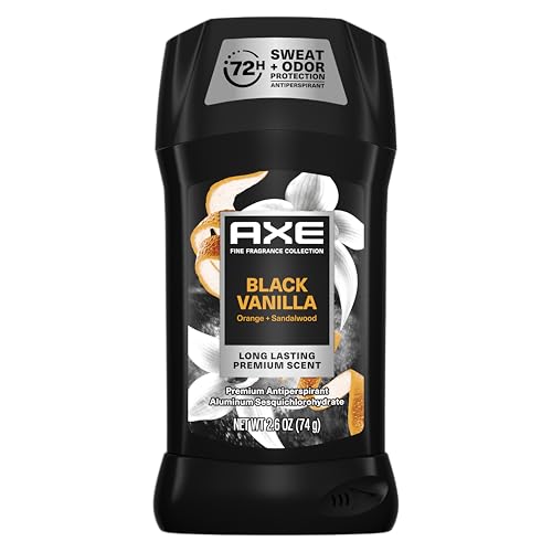 AXE Black Vanilla Antiperspirant Deodorant for Men - 72H Odor Protection