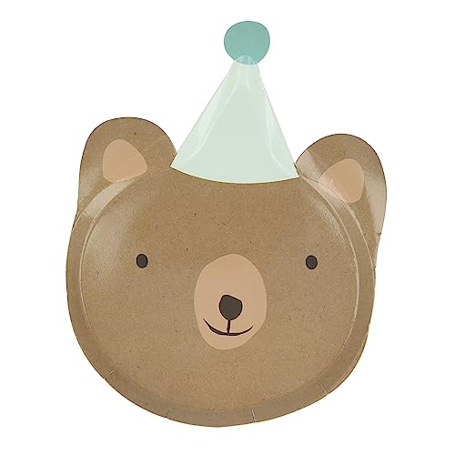 Meri Meri Safari Disposable Plates - Pack of 8 for Kids Parties