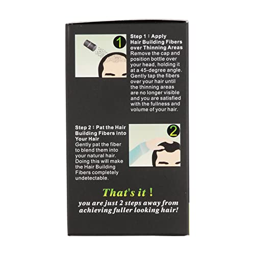 Hair Building Fibers for Thinning Hair | 22g Dark Brown Instant Coverage