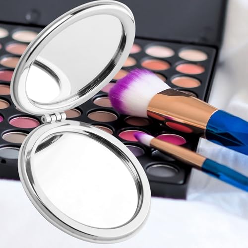 Princess Inspired Compact Mirror - 2.75" Dual-Sided Folding Makeup Mirror
