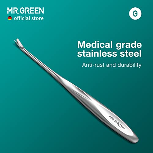 MR.GREEN Stainless Steel Cuticle Pusher & Trimmer Tool