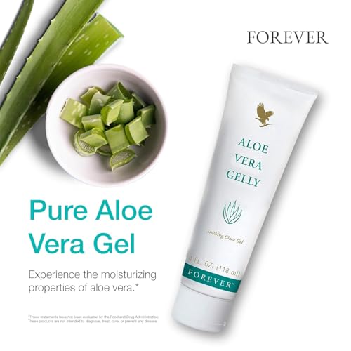 Aloe Vera Gelly 4 fl oz - Soothing & Moisturizing Gel for Skin