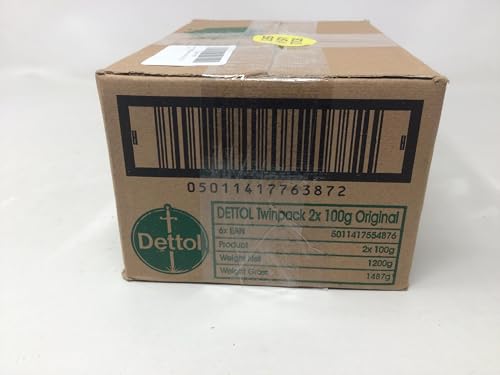 Dettol Original Antibacterial Soap - 3.5 Ounce Pack of 12