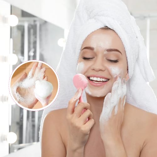 NADUSEP Silicone Facial Cleansing Brush - 2 Pack Soft Bristles