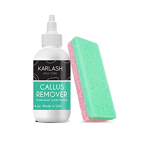 Karlash Callus Remover Gel & Pumice Stone Kit - 4 oz