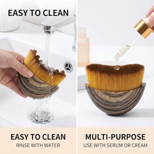 Fiitole Lymphatic Drainage Face Brush for Jawline Sculpting - 3 Pcs Set