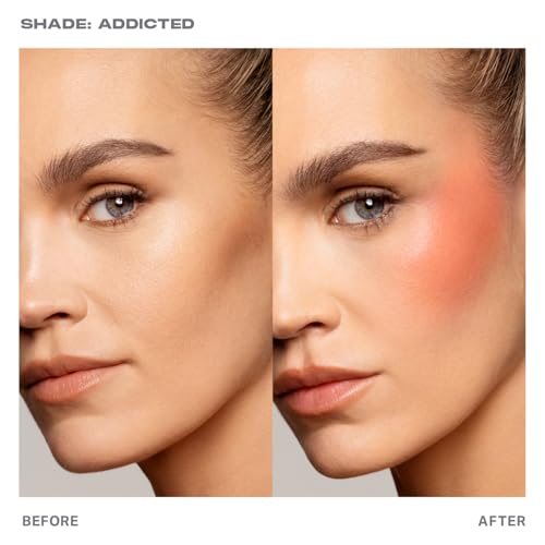 Morphe Huephoric Rush 3-in-1 Silk Cream-to-Matte Blush - Addicted