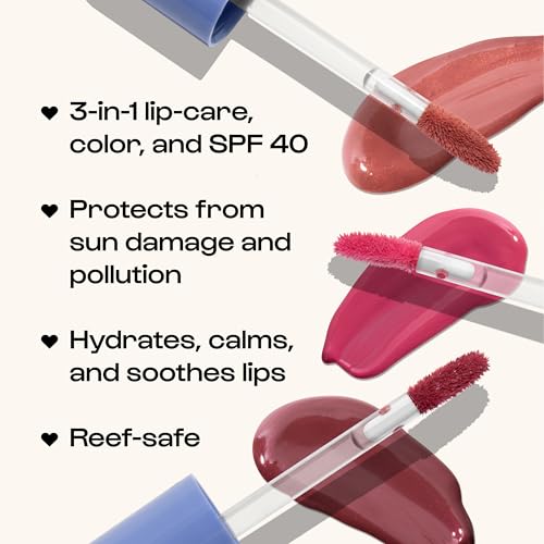 Alleyoop Sun Serum Lip Oil SPF 40 - Whirlwind Vibrant Pink Tint