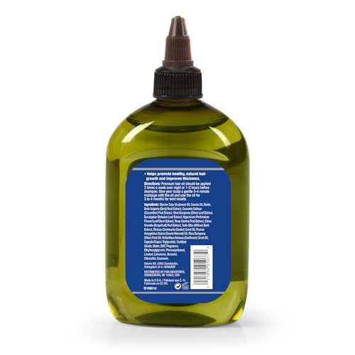 Difeel Biotin Hair Oil Blend - Lightweight Moisturizing Treatment, 12 oz
