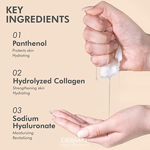 DERMAL Korean Essence Sheet Mask Variety Pack - 32 Count Hydrating Set