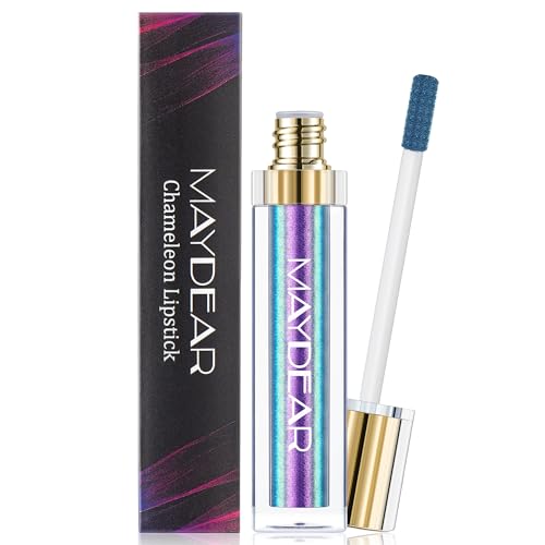 Maydear Chameleon Lipstick #4 - High Pigment Metallic Rainbow Lip Gloss