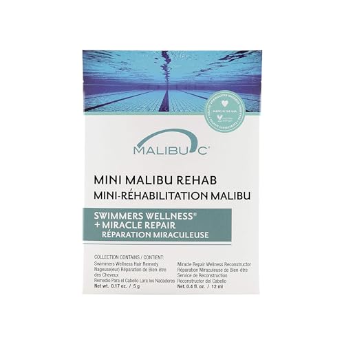 Malibu C Mini Rehab Swimmers Hair Repair Kit - 2 Count